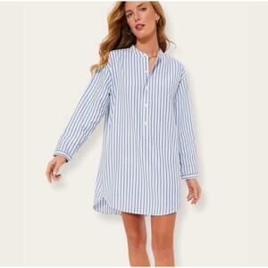 Tuckernuck Blue and White Striped Midi Dress